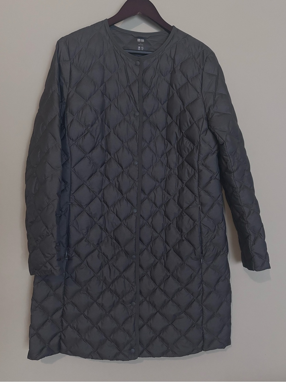 Uniqlo Quilted Jacket Women’s Size Large Ultralight Down Filled Coat